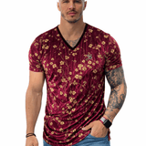 KoAzo 321 - Velvet T-shirt for Men - Sarman Fashion - Wholesale Clothing Fashion Brand for Men from Canada