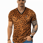 KoAzo 322 - Velvet T-shirt for Men - Sarman Fashion - Wholesale Clothing Fashion Brand for Men from Canada
