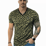 KoAzo 323 - Velvet T-shirt for Men - Sarman Fashion - Wholesale Clothing Fashion Brand for Men from Canada