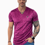 KoAzo 326 - Velvet T-shirt for Men - Sarman Fashion - Wholesale Clothing Fashion Brand for Men from Canada