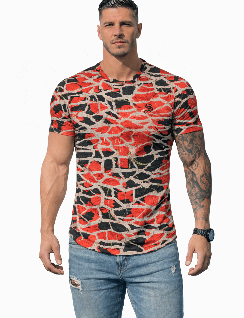 KoAzo 340 - Velvet T-shirt for Men - Sarman Fashion - Wholesale Clothing Fashion Brand for Men from Canada