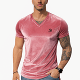 KoAzo 345 - Velvet T-shirt for Men - Sarman Fashion - Wholesale Clothing Fashion Brand for Men from Canada