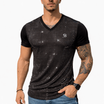 KoAzo 346 - Velvet T-shirt for Men - Sarman Fashion - Wholesale Clothing Fashion Brand for Men from Canada