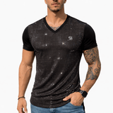 KoAzo 346 - Velvet T-shirt for Men - Sarman Fashion - Wholesale Clothing Fashion Brand for Men from Canada