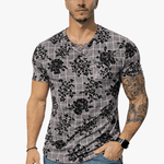 KoAzo 348 - Velvet T-shirt for Men - Sarman Fashion - Wholesale Clothing Fashion Brand for Men from Canada