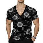 KoAzo 356 - Velvet T-shirt for Men - Sarman Fashion - Wholesale Clothing Fashion Brand for Men from Canada
