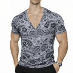 KoAzo 361 - Velvet T-shirt for Men - Sarman Fashion - Wholesale Clothing Fashion Brand for Men from Canada