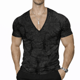 KoAzo 362 - Velvet T-shirt for Men - Sarman Fashion - Wholesale Clothing Fashion Brand for Men from Canada