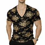 KoAzo 363 - Velvet T-shirt for Men - Sarman Fashion - Wholesale Clothing Fashion Brand for Men from Canada