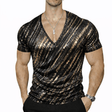 KoAzo 365 - Velvet T-shirt for Men - Sarman Fashion - Wholesale Clothing Fashion Brand for Men from Canada