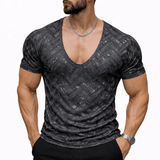 KoAzo 369 - Velvet T-shirt for Men - Sarman Fashion - Wholesale Clothing Fashion Brand for Men from Canada