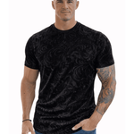 KoAzo 37 - Velvet T-shirt for Men - Sarman Fashion - Wholesale Clothing Fashion Brand for Men from Canada