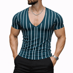 KoAzo 371 - Velvet T-shirt for Men - Sarman Fashion - Wholesale Clothing Fashion Brand for Men from Canada