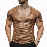 KoAzo 372 - Velvet T-shirt for Men - Sarman Fashion - Wholesale Clothing Fashion Brand for Men from Canada