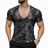 KoAzo 374 - Velvet T-shirt for Men - Sarman Fashion - Wholesale Clothing Fashion Brand for Men from Canada