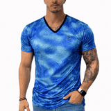 KoAzo 377 - Velvet T-shirt for Men - Sarman Fashion - Wholesale Clothing Fashion Brand for Men from Canada