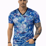 KoAzo 379 - Velvet T-shirt for Men - Sarman Fashion - Wholesale Clothing Fashion Brand for Men from Canada