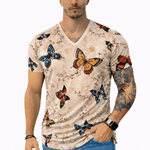 KoAzo 387 - Velvet T-shirt for Men - Sarman Fashion - Wholesale Clothing Fashion Brand for Men from Canada