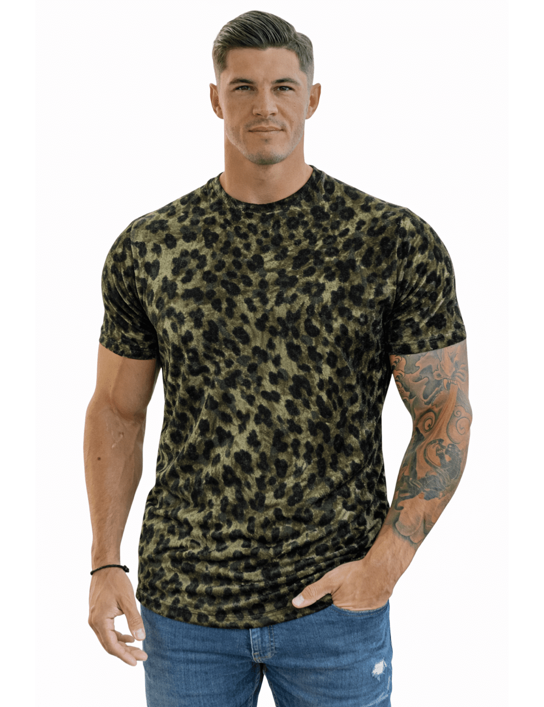 KoAzo 40 - Velvet T-shirt for Men - Sarman Fashion - Wholesale Clothing Fashion Brand for Men from Canada