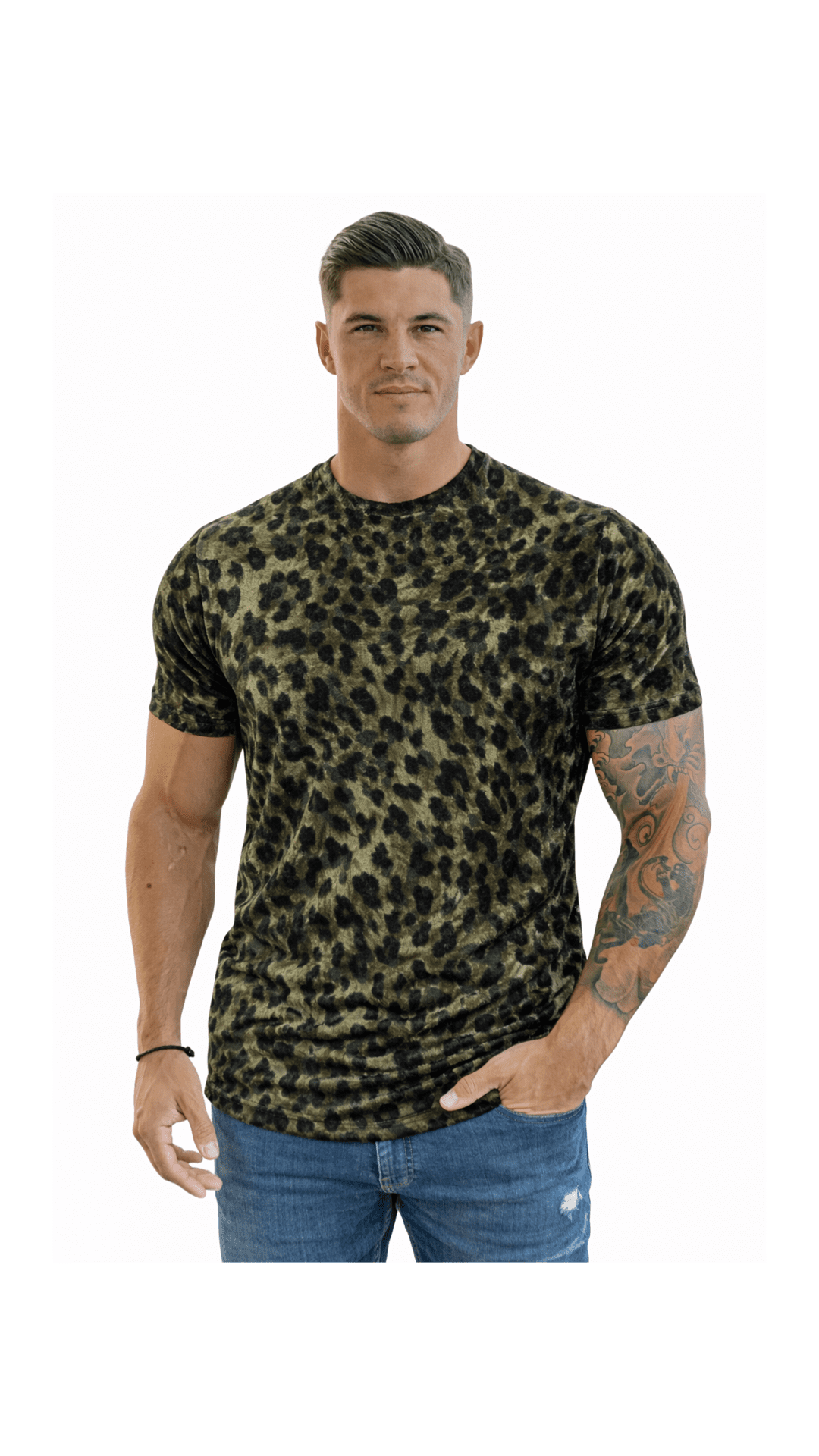 KoAzo 40 - Velvet T-shirt for Men - Sarman Fashion - Wholesale Clothing Fashion Brand for Men from Canada