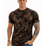 KoAzo 41 - Velvet T-shirt for Men - Sarman Fashion - Wholesale Clothing Fashion Brand for Men from Canada