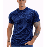 KoAzo 51 - Velvet T-shirt for Men - Sarman Fashion - Wholesale Clothing Fashion Brand for Men from Canada