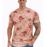 KoAzo 55 - Velvet T-shirt for Men - Sarman Fashion - Wholesale Clothing Fashion Brand for Men from Canada