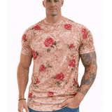 KoAzo 55 - Velvet T-shirt for Men - Sarman Fashion - Wholesale Clothing Fashion Brand for Men from Canada