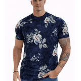 KoAzo 56 - Velvet T-shirt for Men - Sarman Fashion - Wholesale Clothing Fashion Brand for Men from Canada