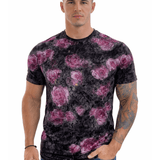 KoAzo 6 - Velvet T-shirt for Men - Sarman Fashion - Wholesale Clothing Fashion Brand for Men from Canada