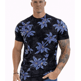 KoAzo 61 - Velvet T-shirt for Men - Sarman Fashion - Wholesale Clothing Fashion Brand for Men from Canada