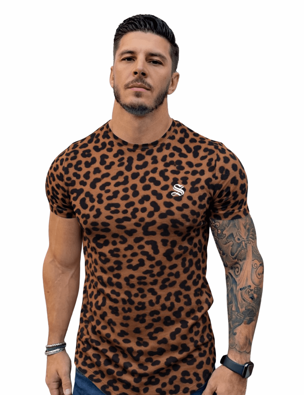 KoAzo 64 - Velvet T-shirt for Men - Sarman Fashion - Wholesale Clothing Fashion Brand for Men from Canada