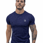 KoAzo 73 - Velvet T-shirt for Men - Sarman Fashion - Wholesale Clothing Fashion Brand for Men from Canada