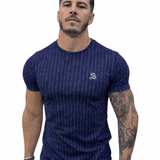 KoAzo 73 - Velvet T-shirt for Men - Sarman Fashion - Wholesale Clothing Fashion Brand for Men from Canada