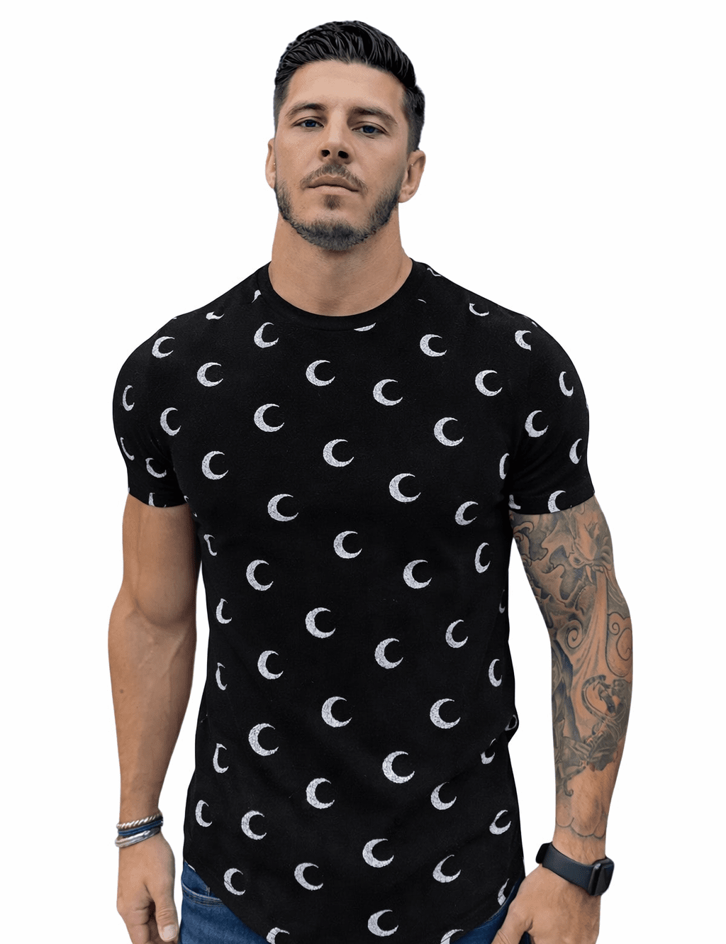 KoAzo 76 - Velvet T-shirt for Men - Sarman Fashion - Wholesale Clothing Fashion Brand for Men from Canada