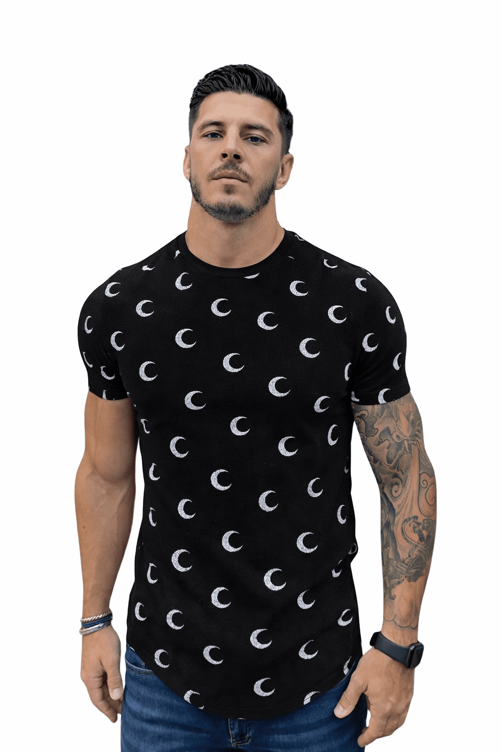 KoAzo 76 - Velvet T-shirt for Men - Sarman Fashion - Wholesale Clothing Fashion Brand for Men from Canada
