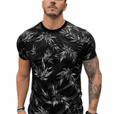 KoAzo 80 - Velvet T-shirt for Men - Sarman Fashion - Wholesale Clothing Fashion Brand for Men from Canada