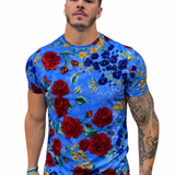 KoAzo 82 - Velvet T-shirt for Men - Sarman Fashion - Wholesale Clothing Fashion Brand for Men from Canada