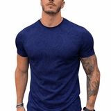 KoAzo 83 - Velvet T-shirt for Men - Sarman Fashion - Wholesale Clothing Fashion Brand for Men from Canada