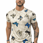 KoAzo 88 - Velvet T-shirt for Men - Sarman Fashion - Wholesale Clothing Fashion Brand for Men from Canada