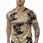 KoAzo 89 - Velvet T-shirt for Men - Sarman Fashion - Wholesale Clothing Fashion Brand for Men from Canada