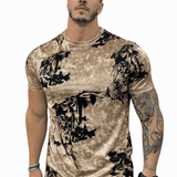 KoAzo 89 - Velvet T-shirt for Men - Sarman Fashion - Wholesale Clothing Fashion Brand for Men from Canada