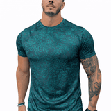 KoAzo 90 - Velvet T-shirt for Men - Sarman Fashion - Wholesale Clothing Fashion Brand for Men from Canada