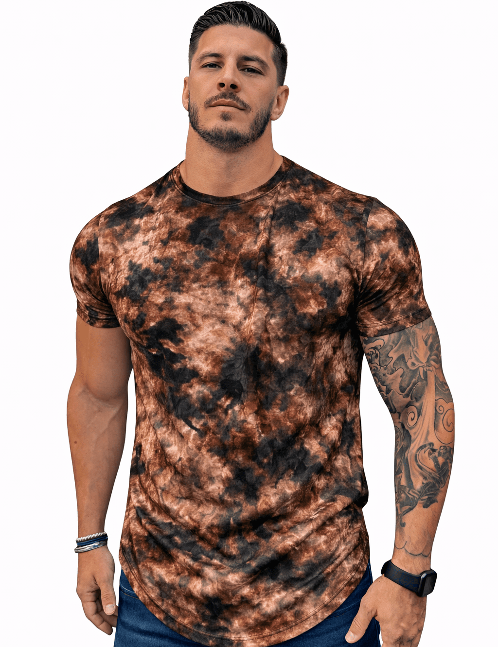 KoAzo 92 - Velvet T-shirt for Men - Sarman Fashion - Wholesale Clothing Fashion Brand for Men from Canada