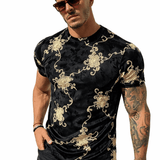 KoAzo 95 - Velvet T-shirt for Men - Sarman Fashion - Wholesale Clothing Fashion Brand for Men from Canada
