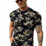 KoAzo 98 - Velvet T-shirt for Men - Sarman Fashion - Wholesale Clothing Fashion Brand for Men from Canada