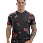 KoAzo - Velvet T-shirt for Men - Sarman Fashion - Wholesale Clothing Fashion Brand for Men from Canada