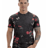KoAzo - Velvet T-shirt for Men - Sarman Fashion - Wholesale Clothing Fashion Brand for Men from Canada