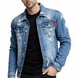 Kolodit - Long Sleeve Jeans Jacket for Men - Sarman Fashion - Wholesale Clothing Fashion Brand for Men from Canada