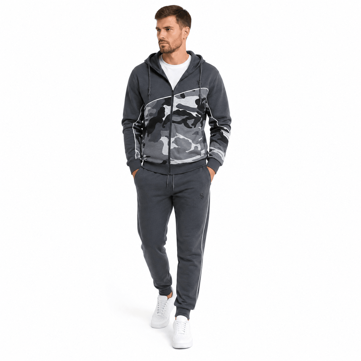 Komo 2 - Complete Set - Long Sleeves Hoodie & Joggers for Men - Sarman Fashion - Wholesale Clothing Fashion Brand for Men from Canada